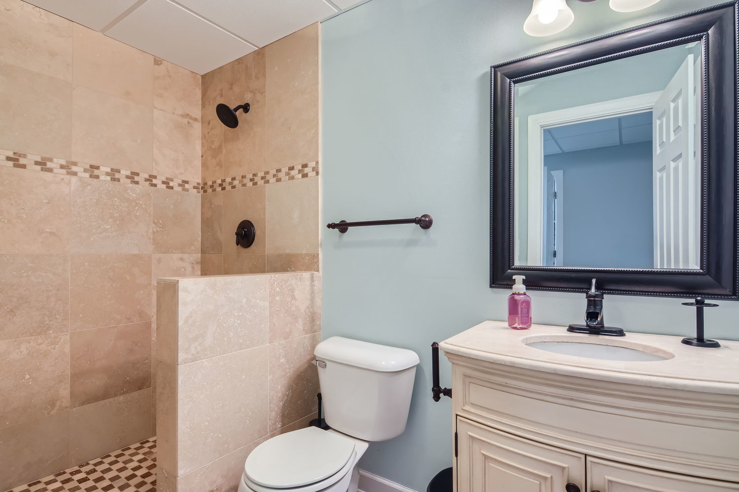 1419 Rue Paris Place Inverness, IL 60067 - Photo 25 of 28 a bathroom with a sink toilet and shower