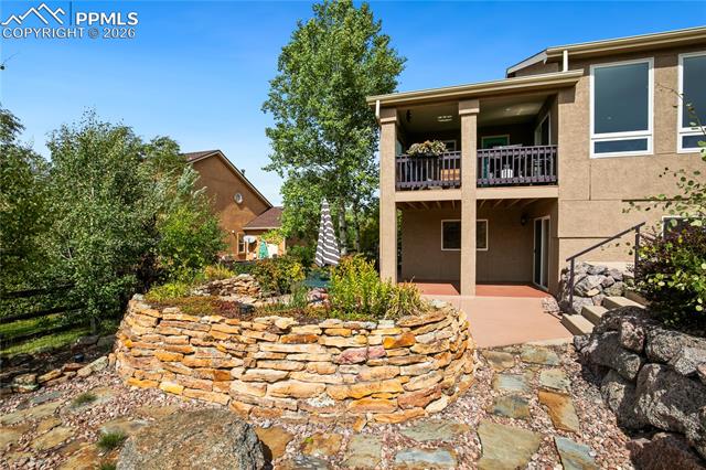 15110 Ridgefield Lane Colorado Springs, CO 80921 - Photo 40 of 50 2 concrete patios for backyard entertaining locations, patio is wired for hot tub