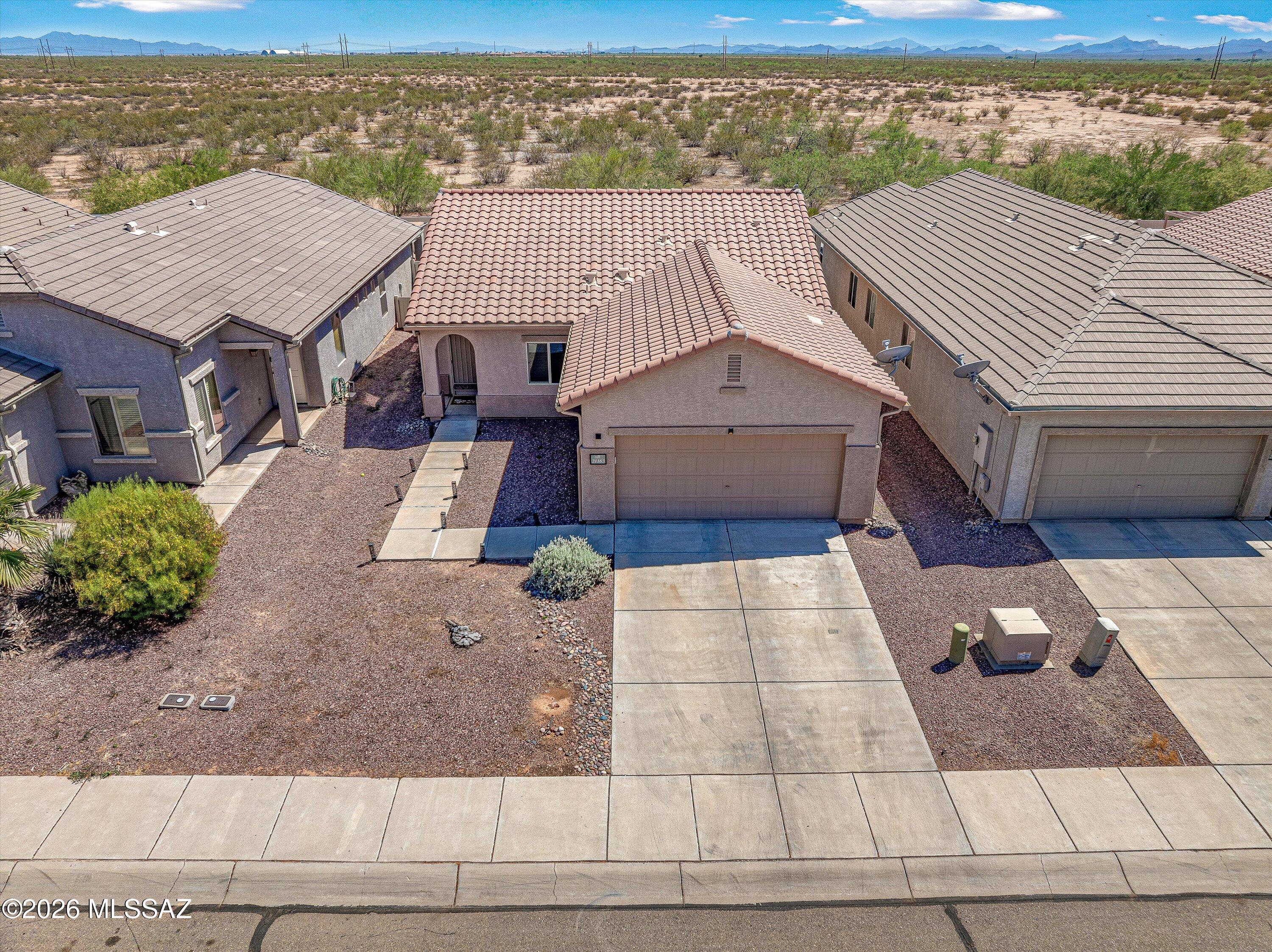 21163 East Treasure Road Red Rock, AZ 85145 - Photo 29 of 35 a aerial view of a house with a yard