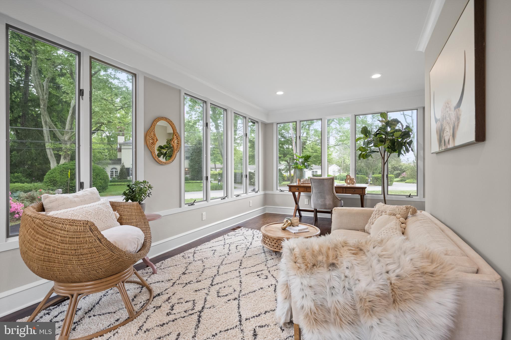 200 Hilldale Road, Unit 1 Villanova, PA 19085 - Photo 21 of 58 a living room with patio furniture and a large window