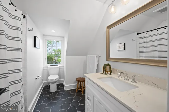 an aerial view of a garden