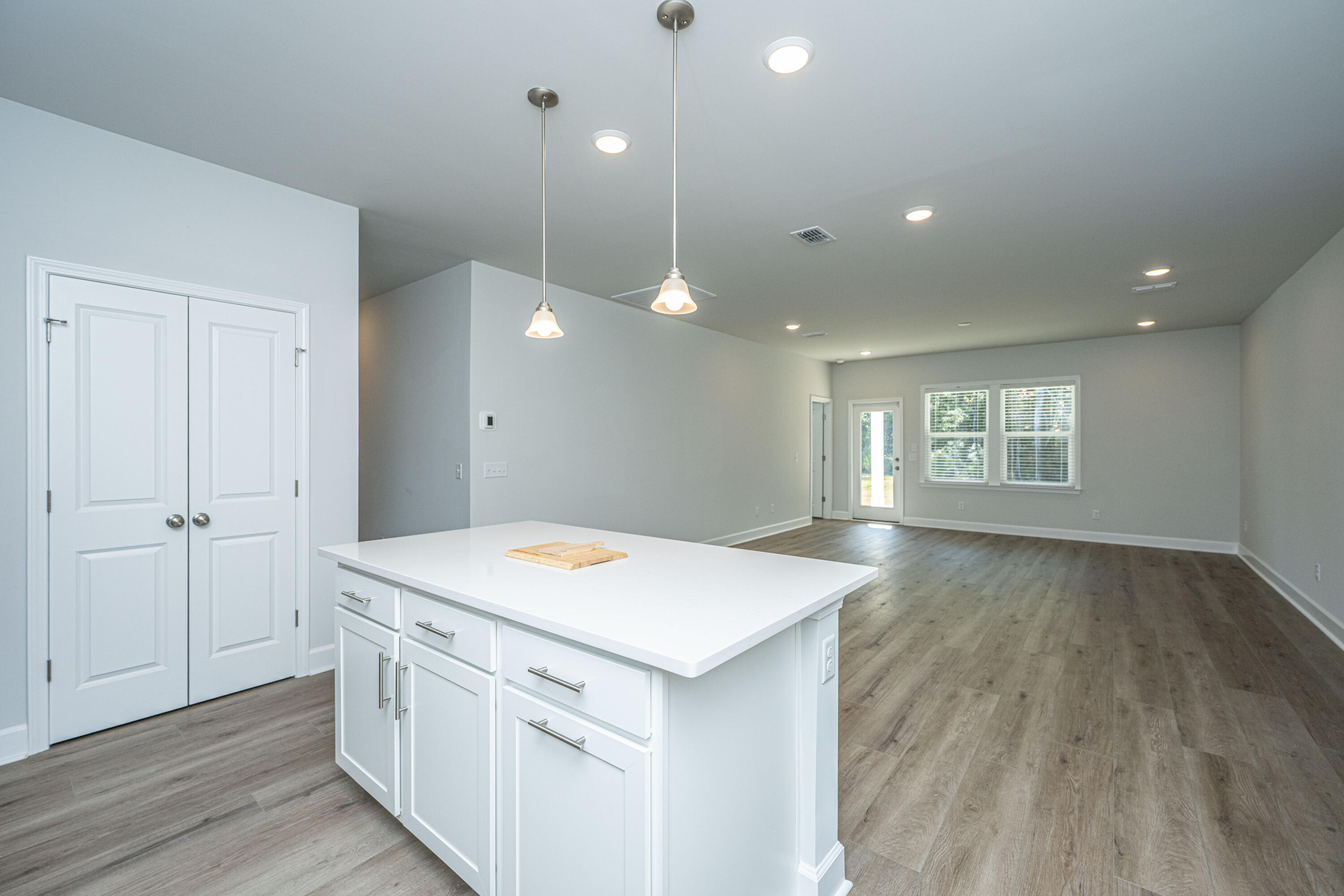 117 Royal Cainhoy Way Huger, SC 29450 - Photo 9 of 37 Kitchen island view and living space