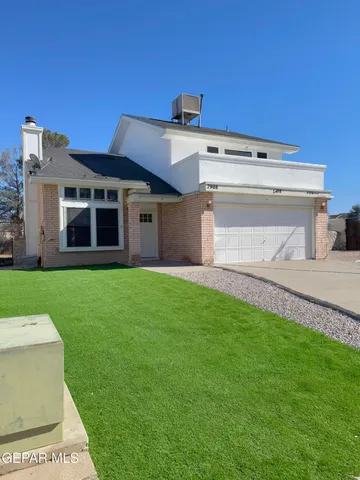 a view of outdoor space yard and front view of a house