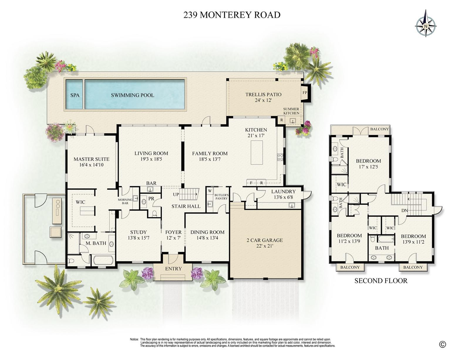 239 Monterey Road Palm Beach, FL 33480 - Photo 3 of 3 239 MONTEREY RD color