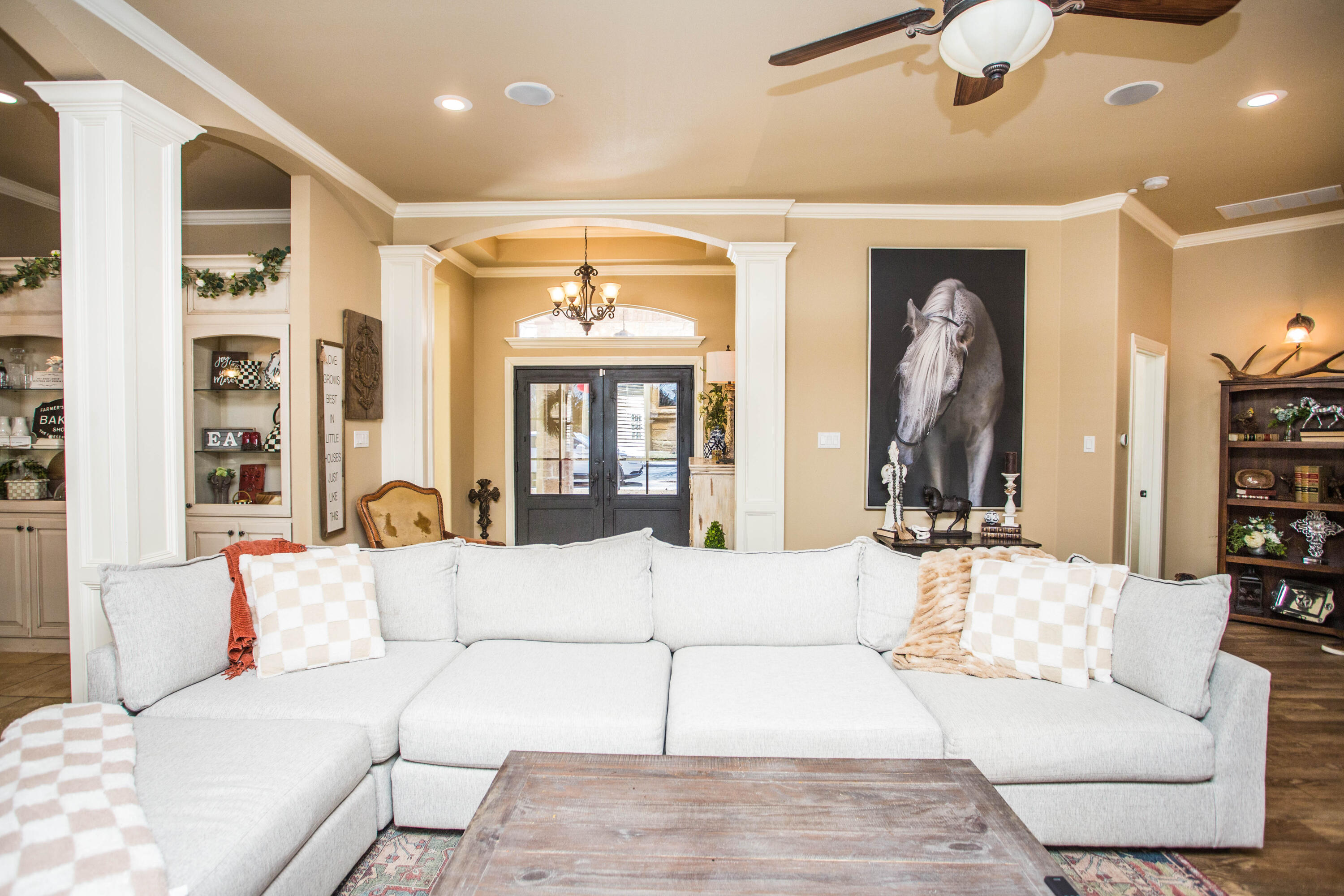 6018 87th Street Lubbock, TX 79424 - Photo 10 of 98 a living room with furniture and a large window