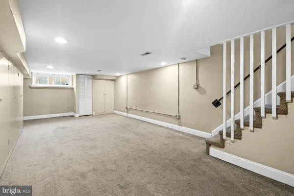a view of an empty room