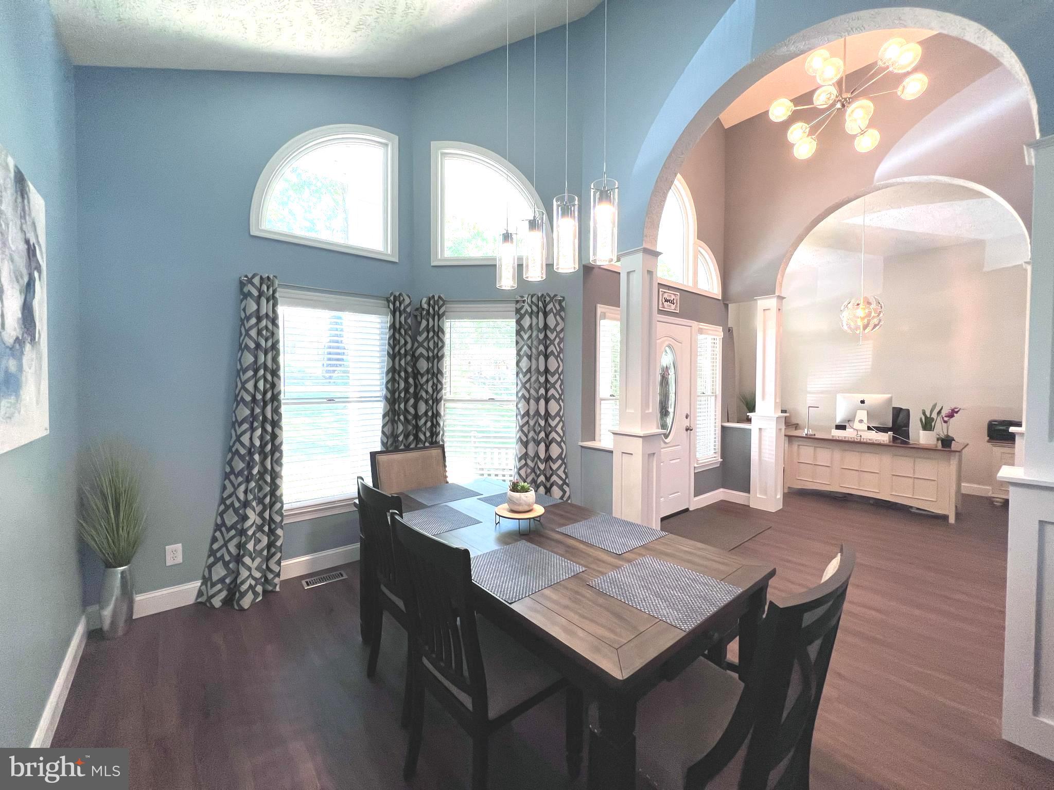 404 Gold Valley Road Locust Grove, VA 22508 - Photo 8 of 53 Separate dining room with custom lighting