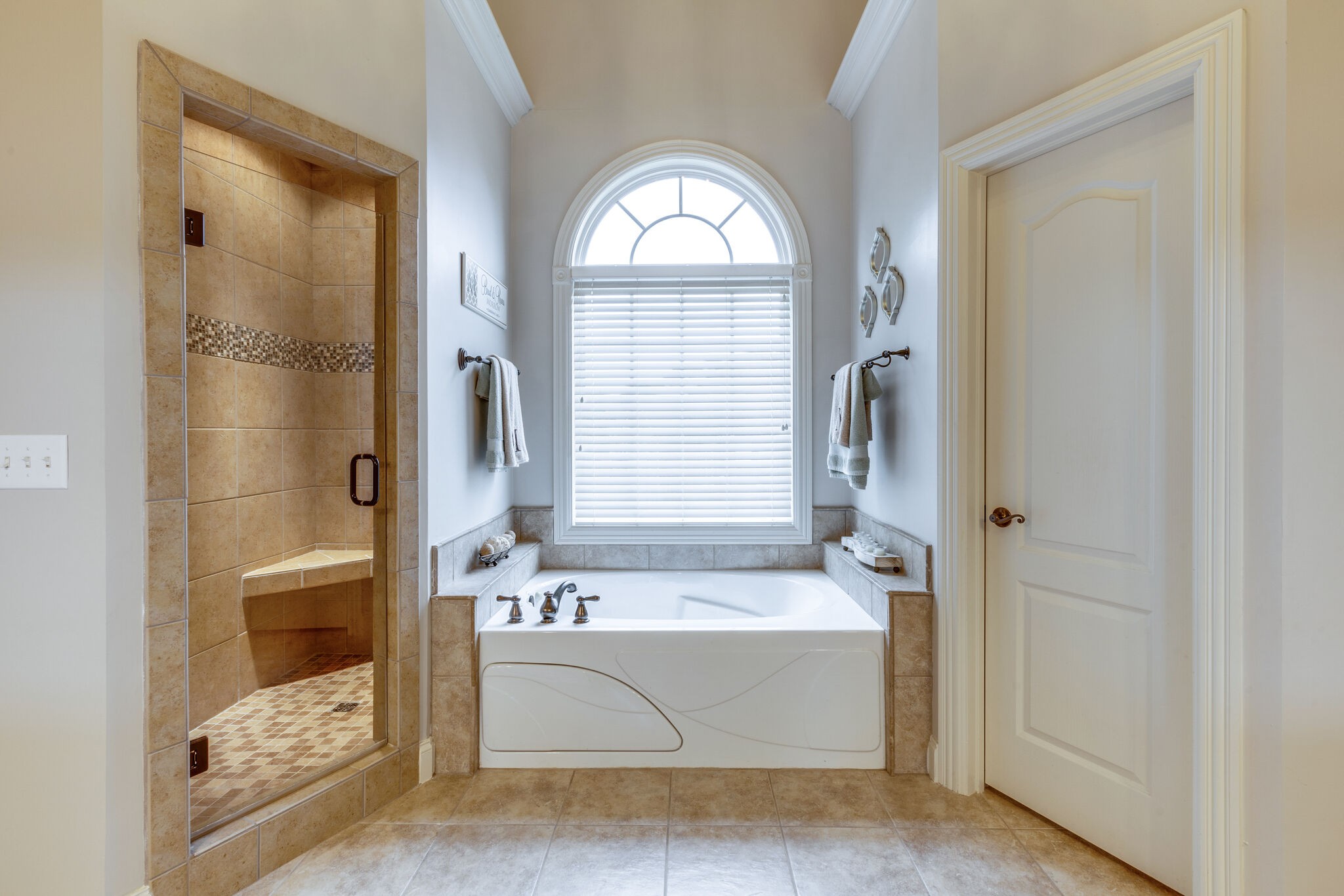 3012 Stewart Campbell Pointe Spring Hill, TN 37174 - Photo 24 of 44 a bathroom with a bathtub and a shower