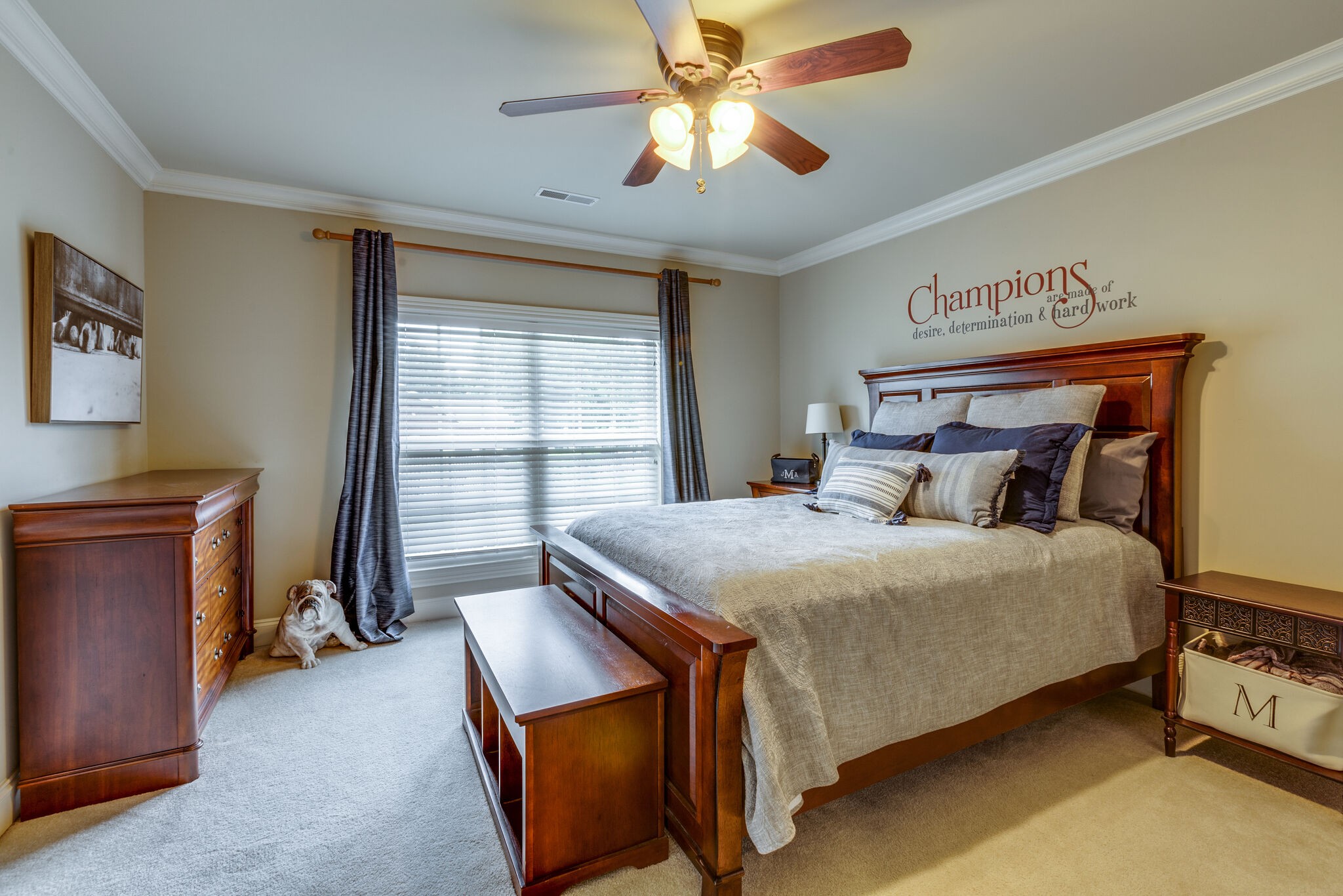 3012 Stewart Campbell Pointe Spring Hill, TN 37174 - Photo 30 of 44 a bedroom with a bed and a window