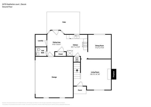$2,185 | 2479 Heatherton Court, Dacula, GA 30019