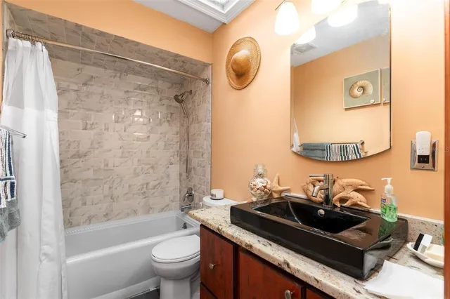 a kitchen with lots of counter top space