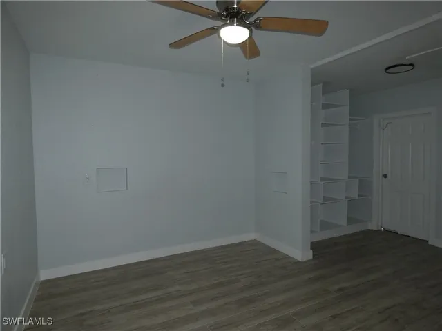 wooden floor in an empty room
