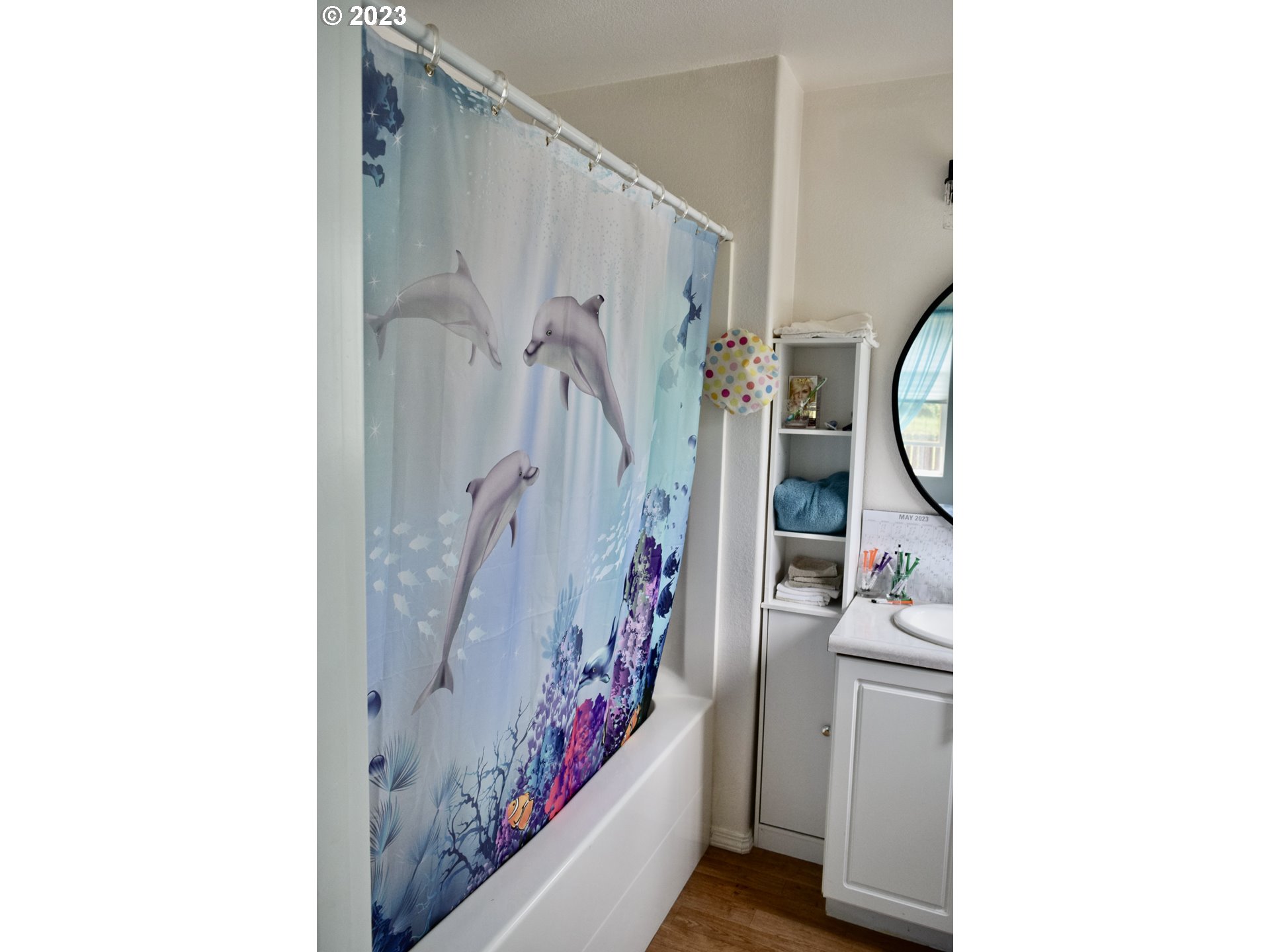 33074 Nesika Road Gold Beach, OR 97444 - Photo 21 of 40 a view of a hallway with washer and dryer