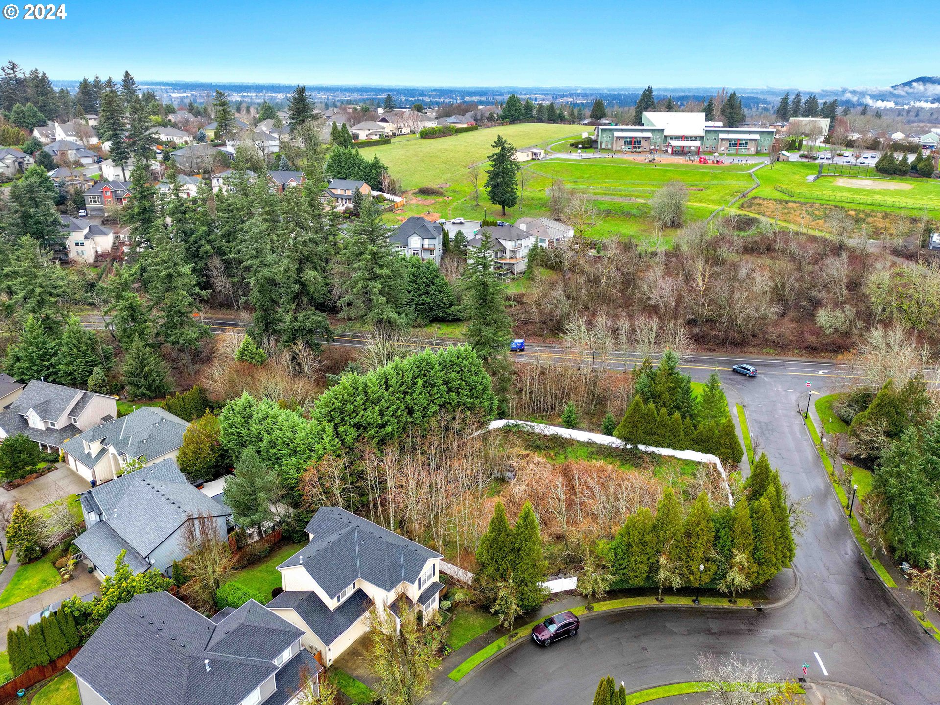 4412 Northwest 12th Avenue Camas, WA 98607 - Photo 32 of 33 an aerial view of a house with a garden