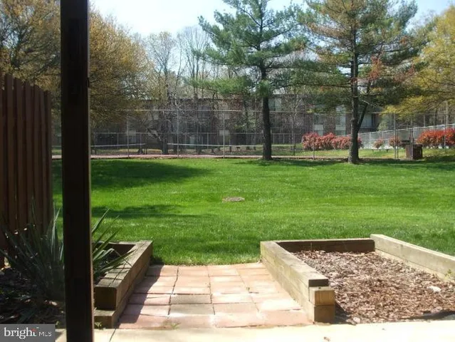 a view of a back yard