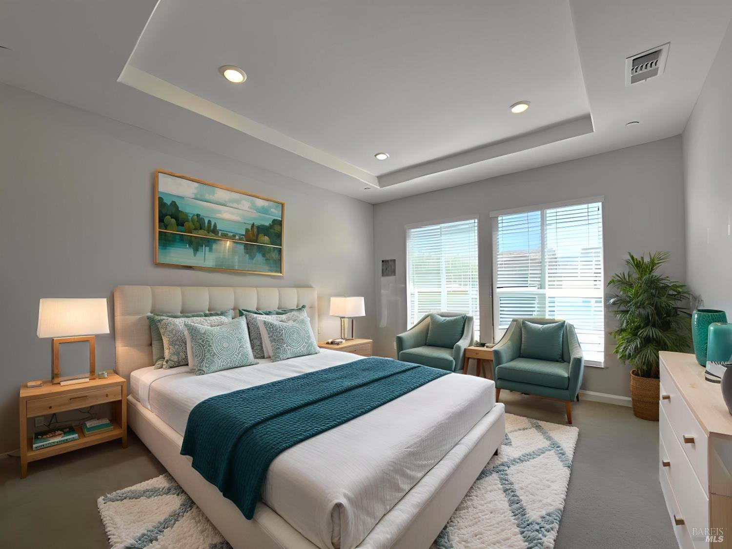 5204 Kim Place Rohnert Park, CA 94928 - Photo 7 of 13 a bedroom with a bed and a couch