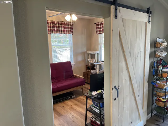 a view of outdoor space and deck