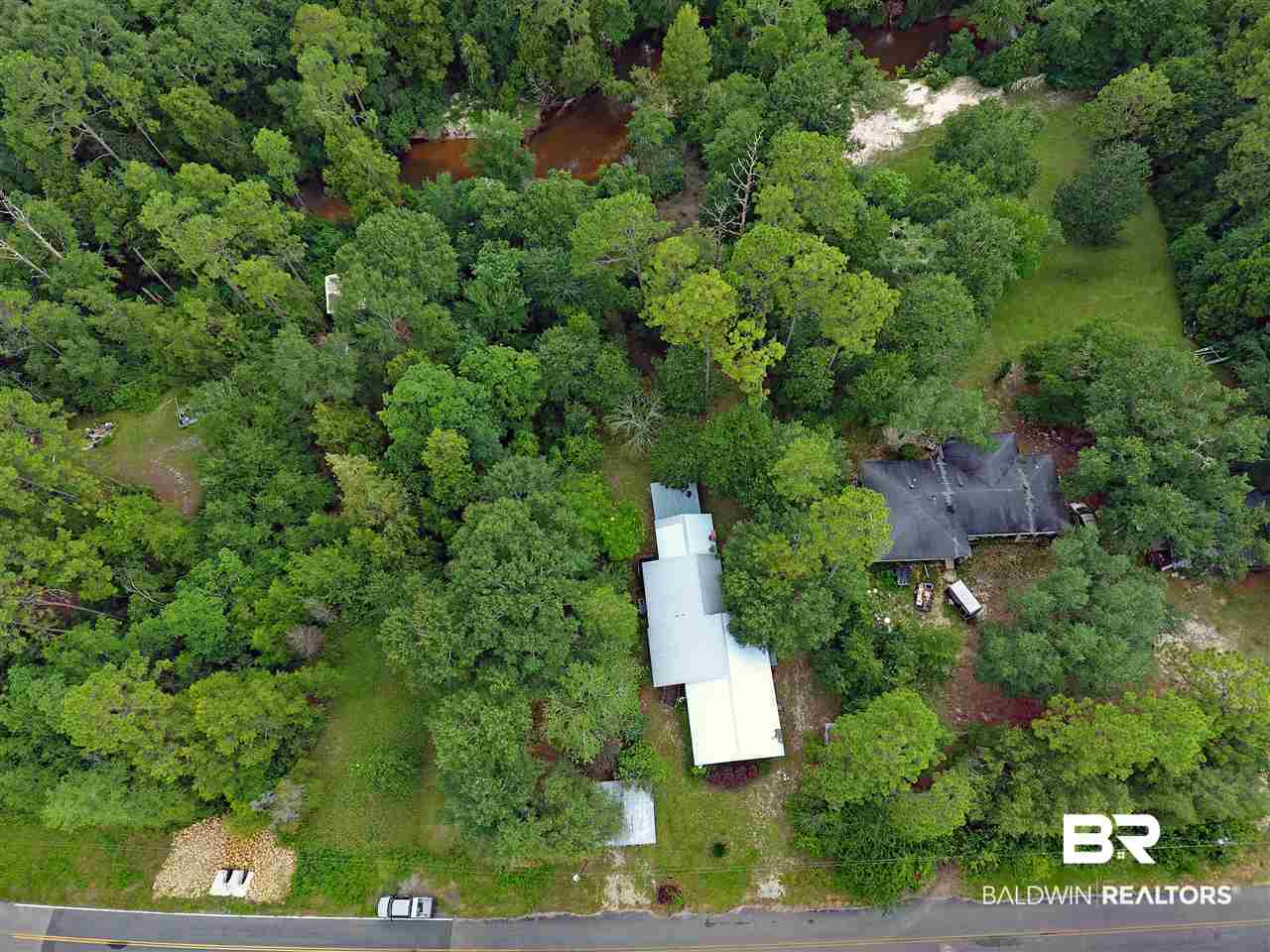 19253 North East River Road Silverhill, AL 36576 - Photo 38 of 49 High Property Aerial