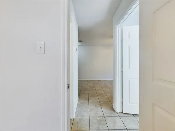 a view of an empty room