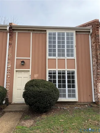 a view of front door of house
