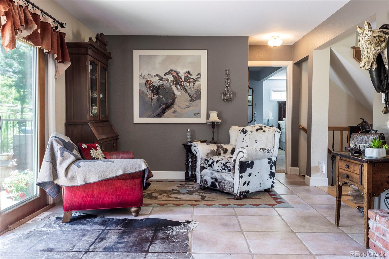 18975 Shadowood Drive Monument, CO 80132 - Photo 18 of 48 a living room with furniture and a painting