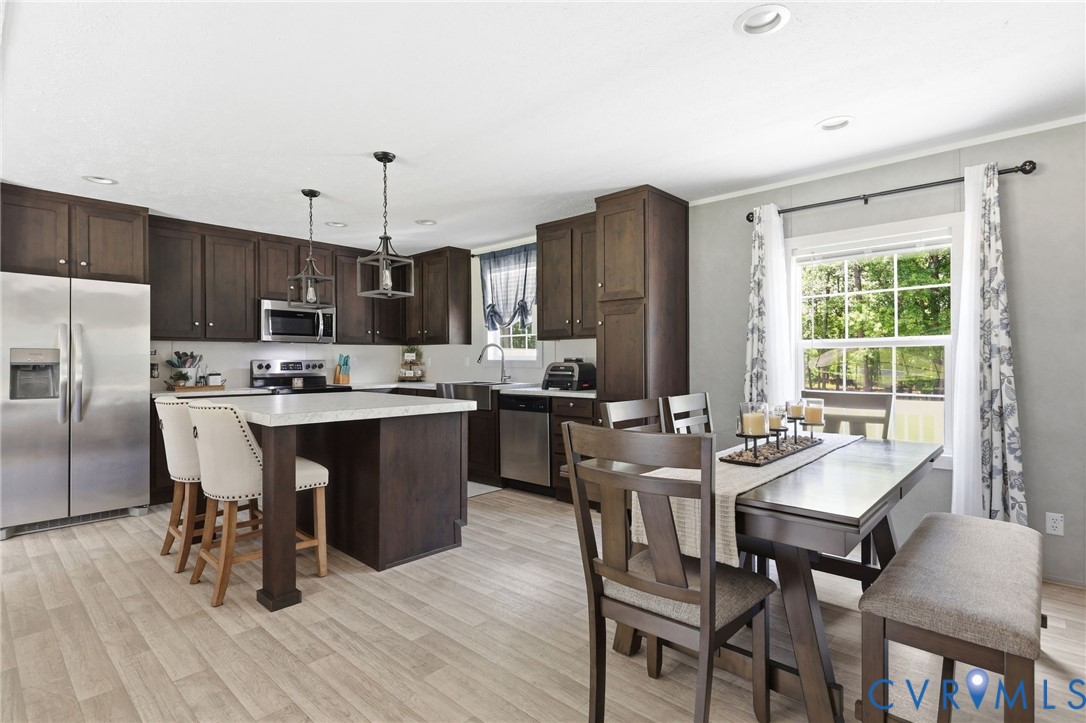 8952 White Oak Church Road Wilsons, VA 23894 - Photo 16 of 37 Spacious Kitchen with Island