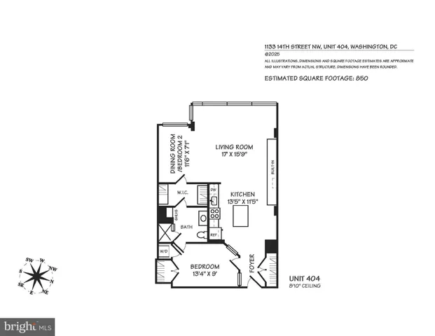 $595,000 | 1133 14th Street Northwest, Unit 404, Washington, DC 20005