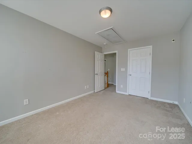 a view of an empty room