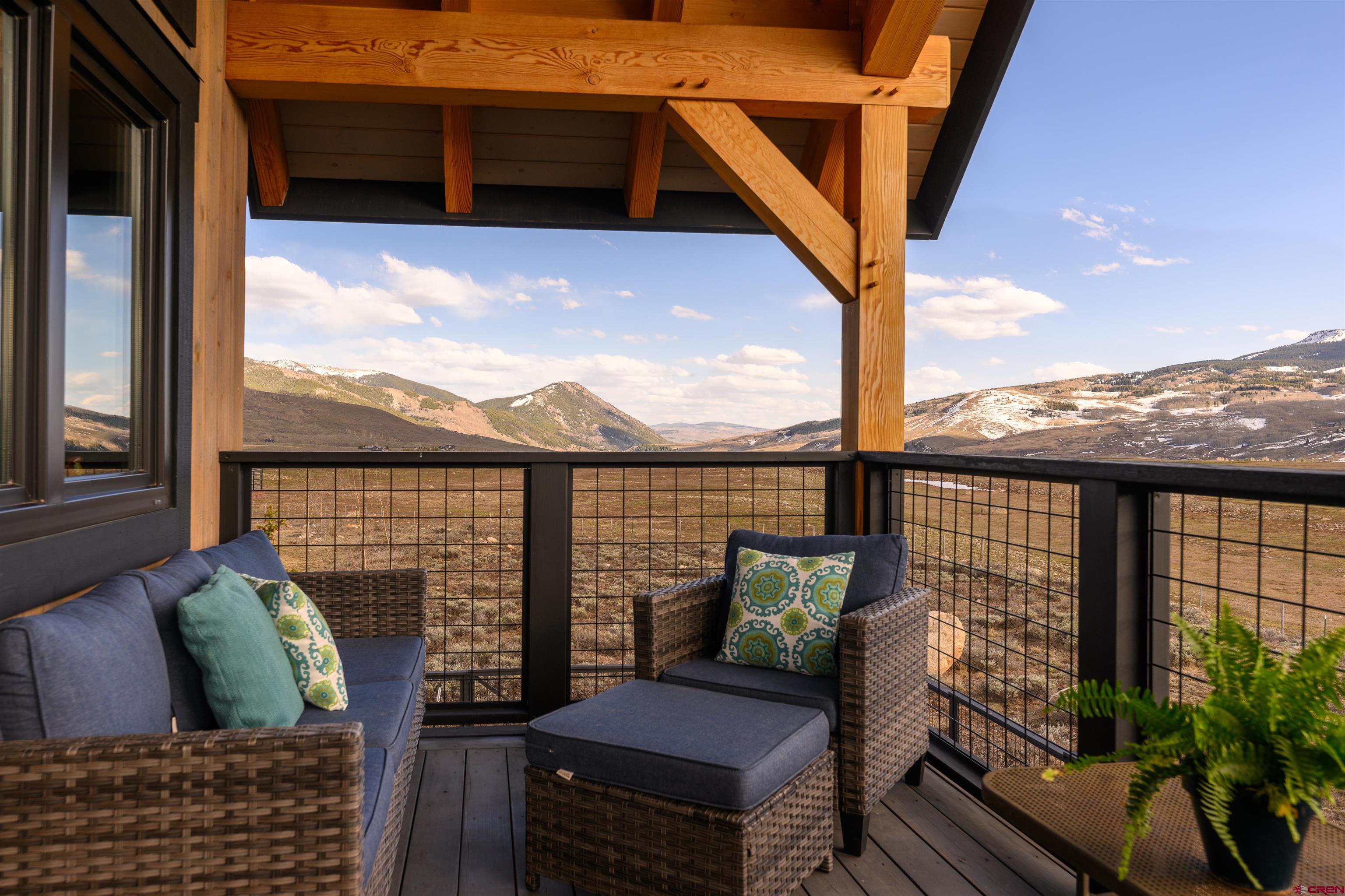 96 Chestnut Lane Crested Butte, CO 81224 - Photo 17 of 37 a view of balcony with furniture