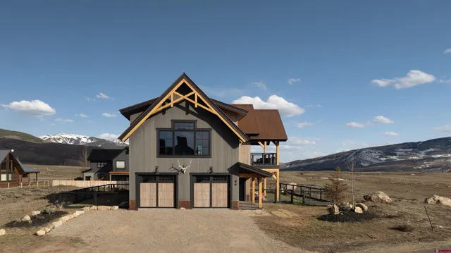 a view of a house with a patio