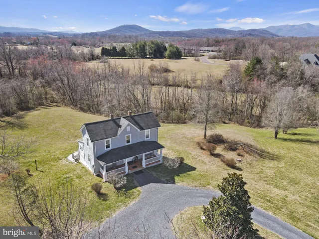 a view of a lake with a mountain
