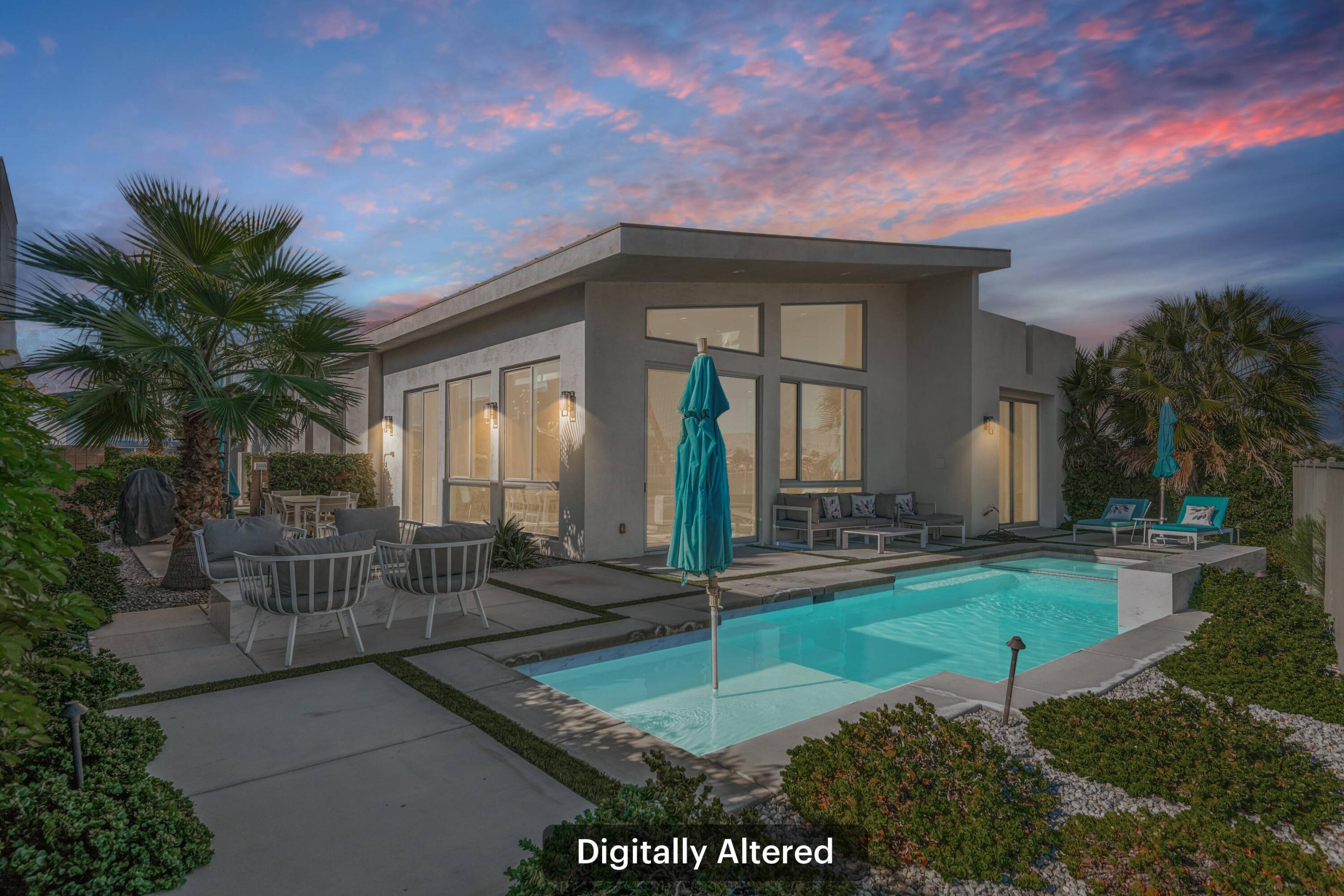 1200 Celadon Street Palm Springs, CA 92262 - Photo 26 of 47 front view of house with a yard
