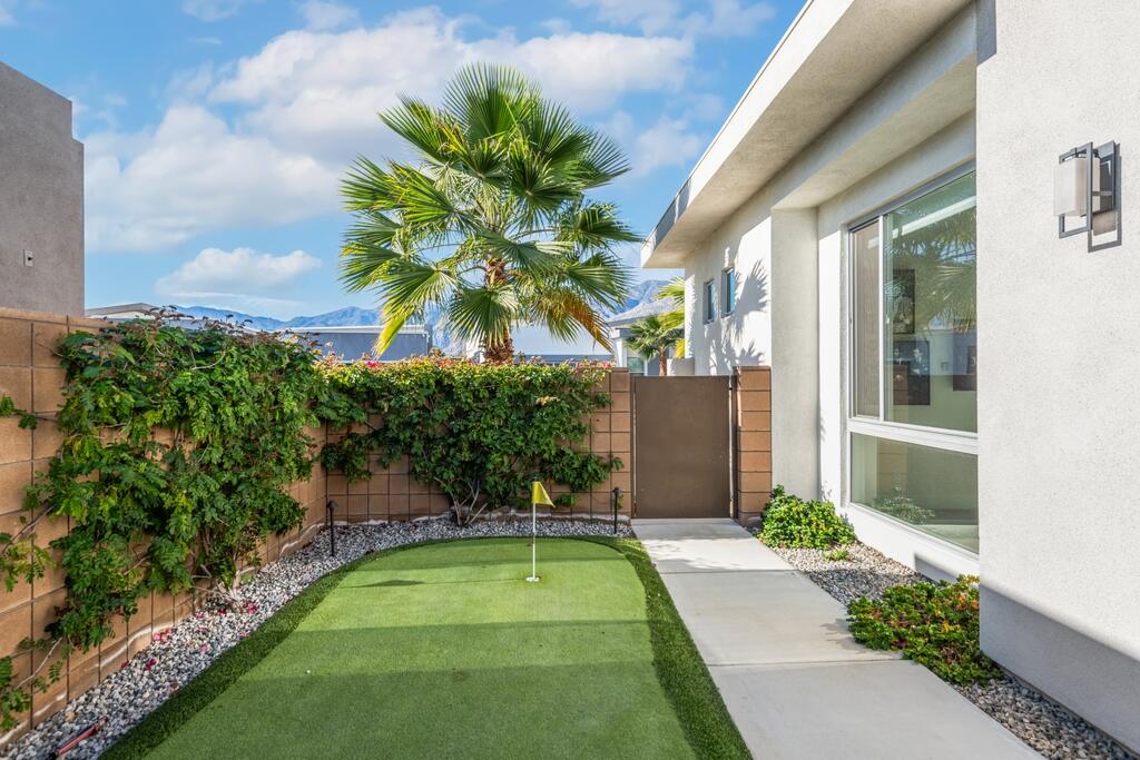1200 Celadon Street Palm Springs, CA 92262 - Photo 36 of 47 a view of a backyard with plants