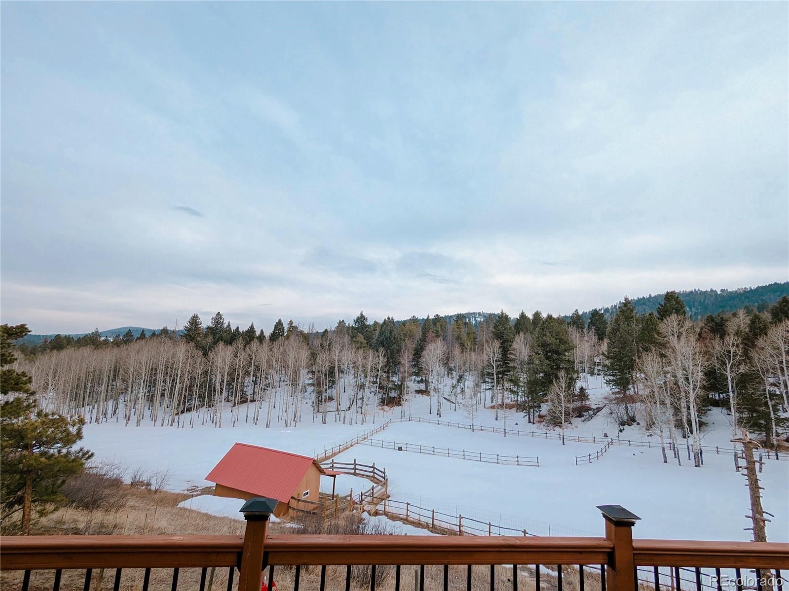 20133 Silver Ranch Road Conifer, CO 80433 - Photo 33 of 40 a view of lake from balcony