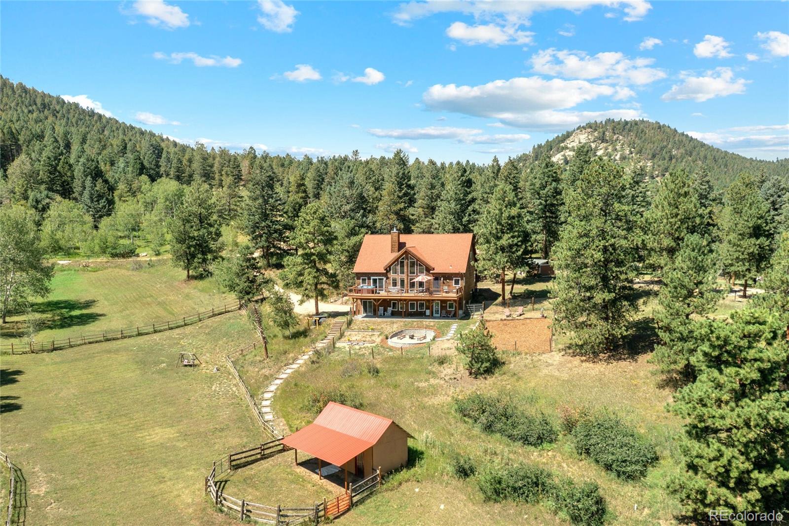20133 Silver Ranch Road Conifer, CO 80433 - Photo 37 of 40 a view of a city