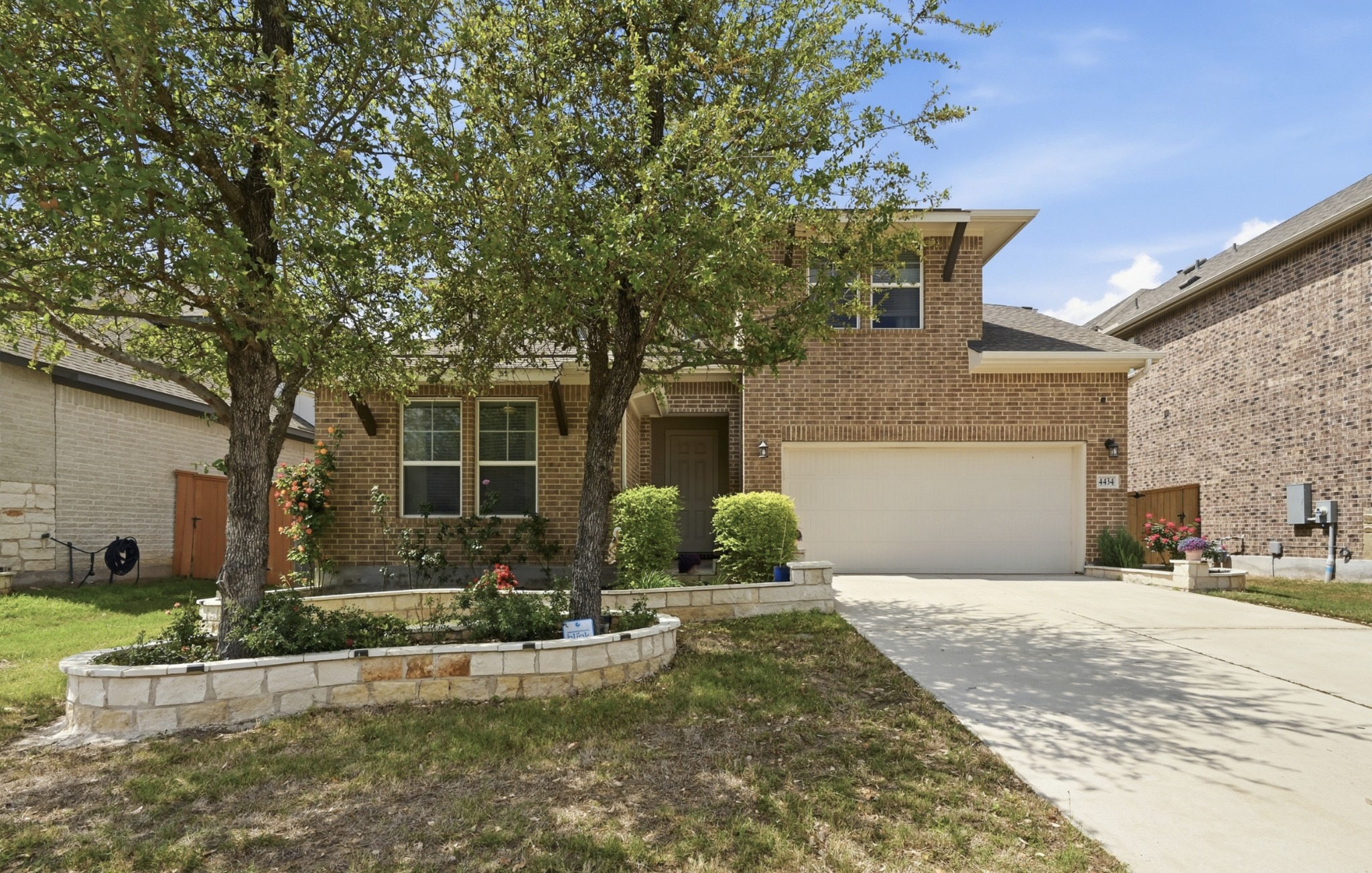 4434 Hannover Way Round Rock, TX 78681 - Photo 1 of 40 front view of a house with a yard