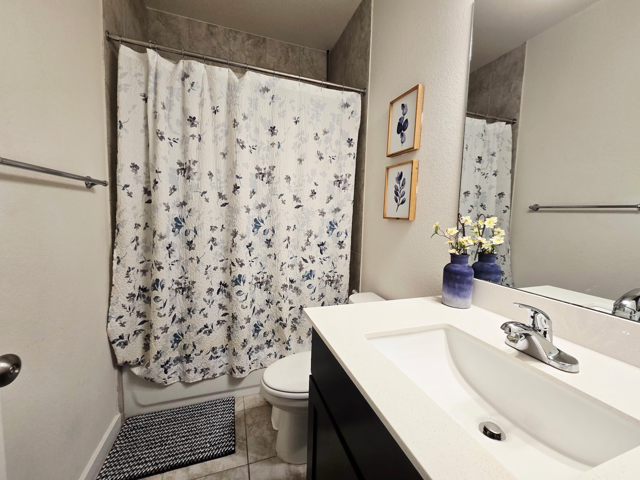 4434 Hannover Way Round Rock, TX 78681 - Photo 15 of 23 Full bath with vanity and light tile patterned floors