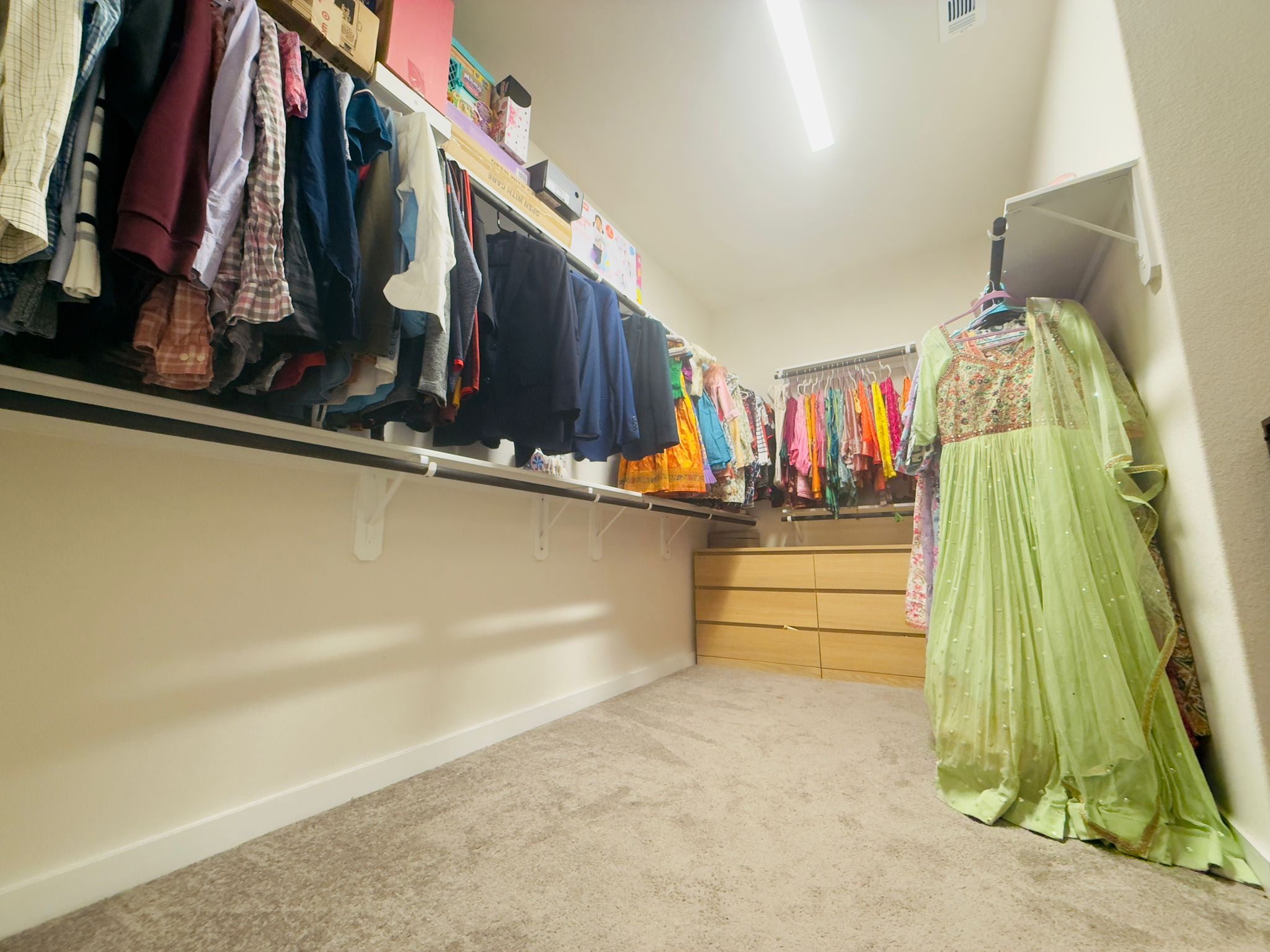 4434 Hannover Way Round Rock, TX 78681 - Photo 19 of 40 a view of walk in closet with clothes and shoes
