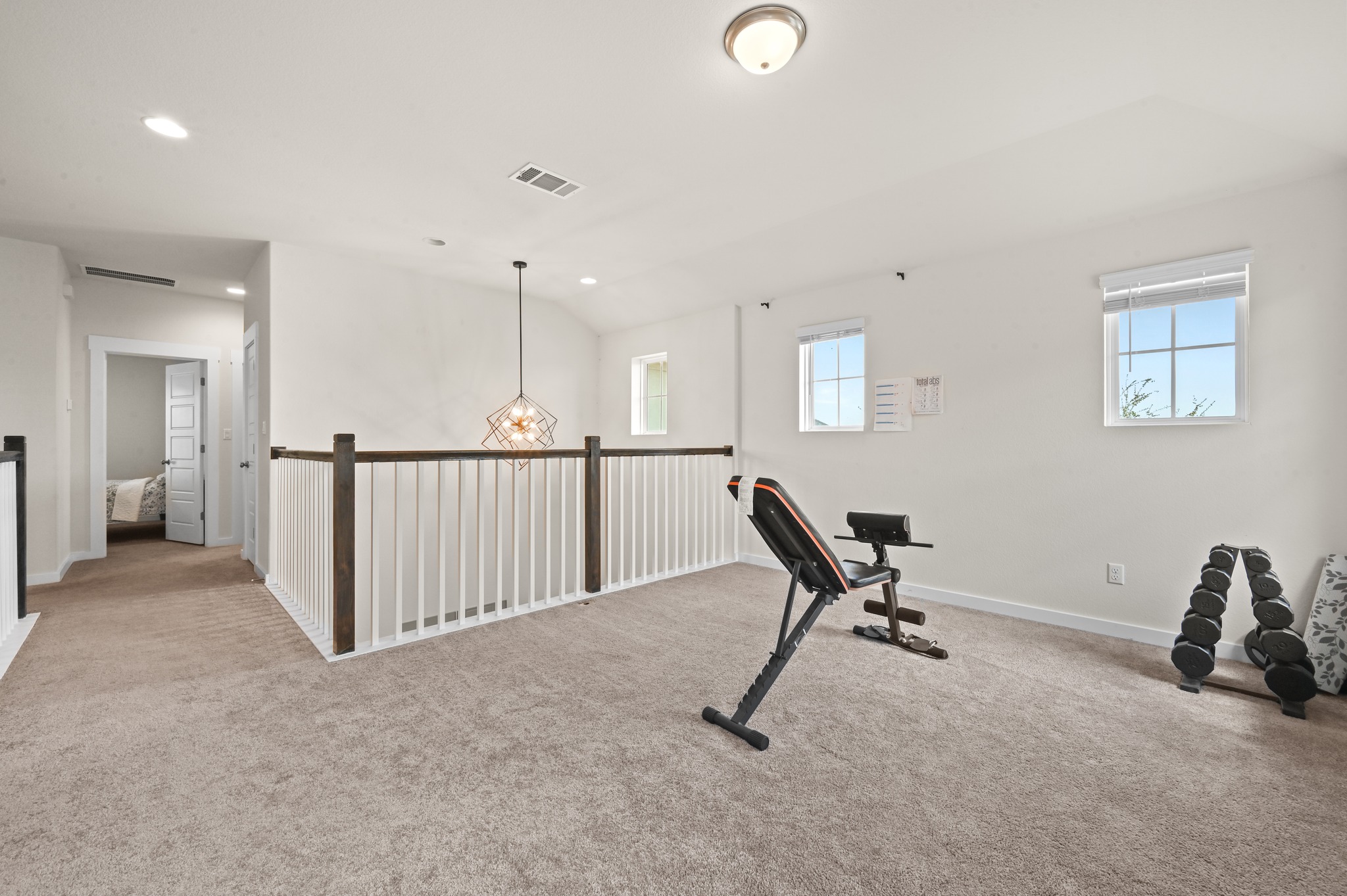 4434 Hannover Way Round Rock, TX 78681 - Photo 24 of 40 a view of a room with gym equipment