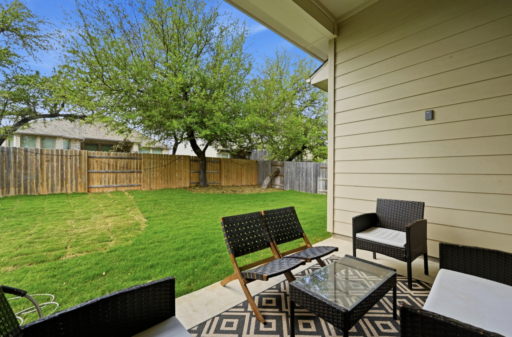 4434 Hannover Way Round Rock, TX 78681 - Photo 30 of 40 a view of a chair and table in the garden