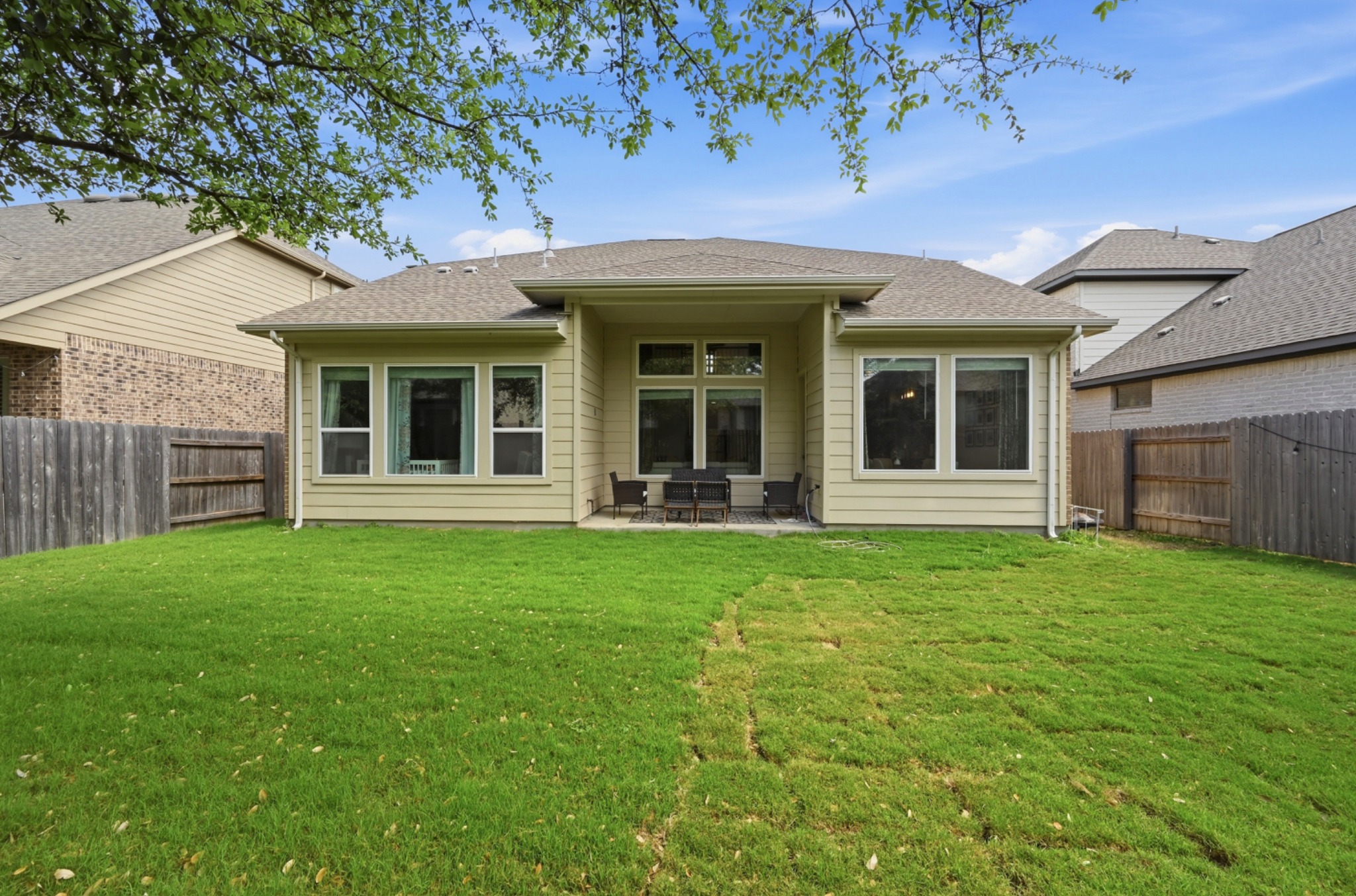 4434 Hannover Way Round Rock, TX 78681 - Photo 33 of 40 a view of a house with backyard garden and wooden fence