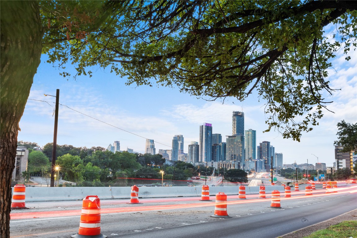 1304 Summit Street, Unit 209 Austin, TX 78741 - Photo 25 of 27 a view of a city with tall buildings