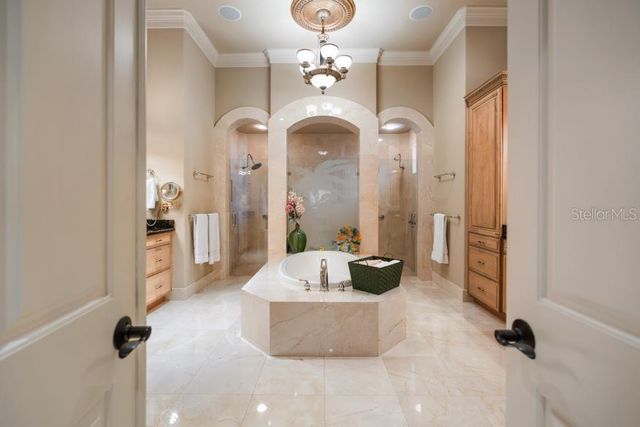 a kitchen with a stove and a microwave