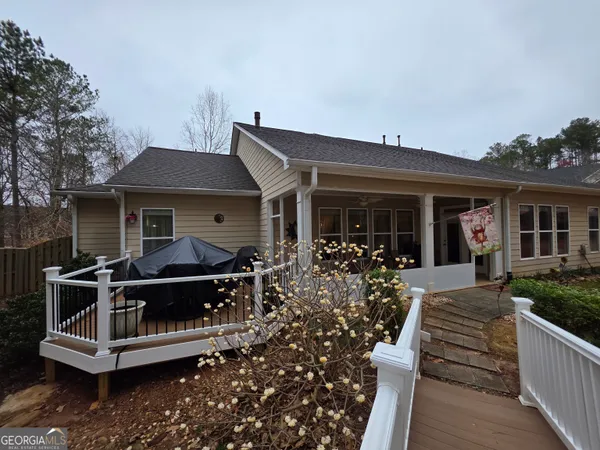 front view of a house with a porch