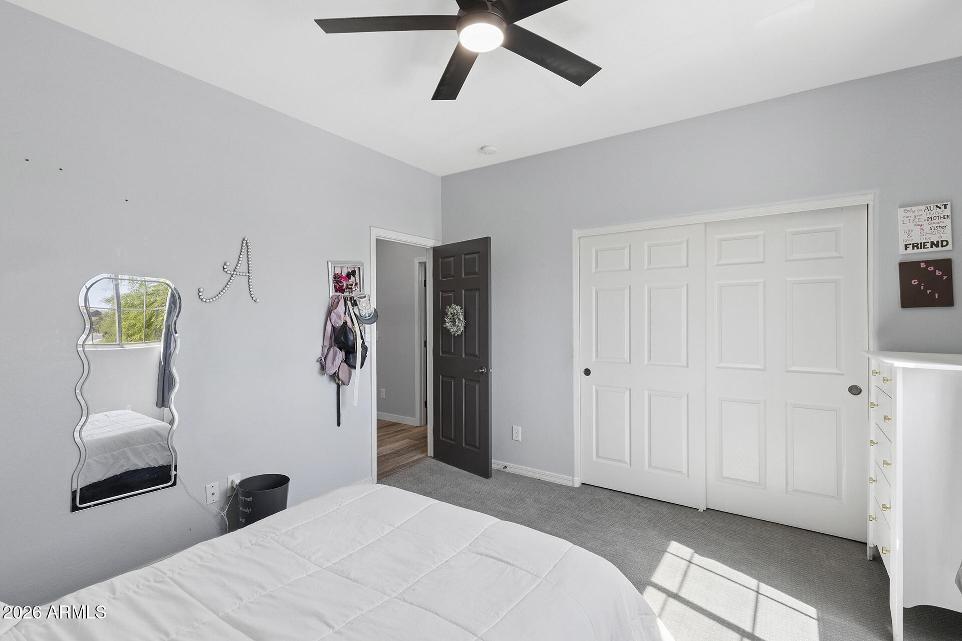 6848 West Ridgeline Road Peoria, AZ 85383 - Photo 42 of 71 a bedroom with a bed and a window