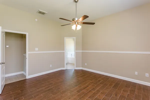wooden floor in an empty room