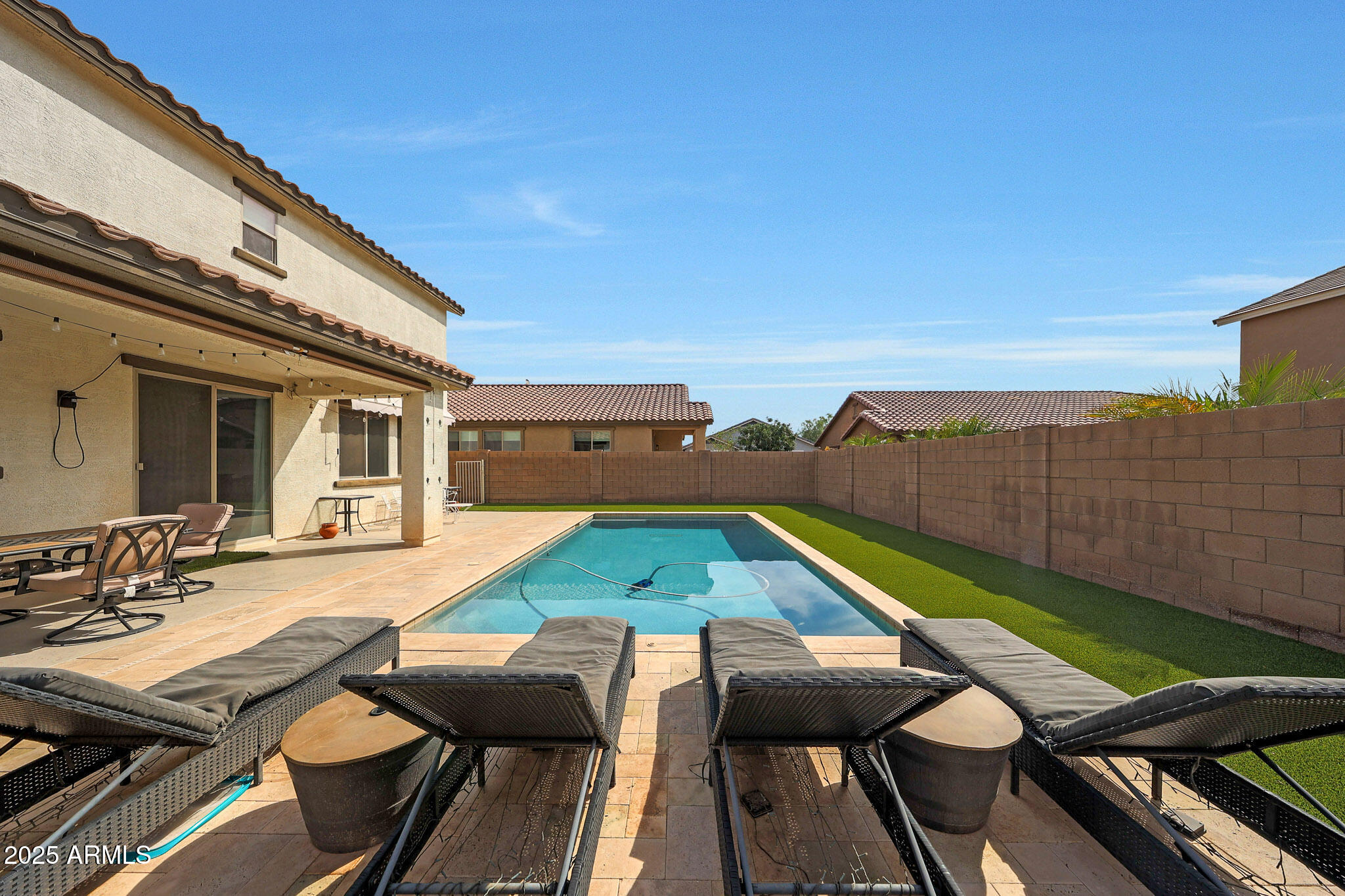 3446 North Mayfair Mesa, AZ 85213 - Photo 41 of 49 a view of a swimming pool with chairs