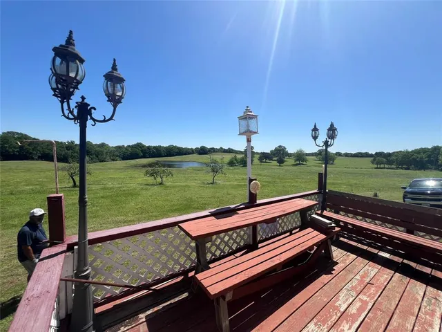 a view of a bench in the river