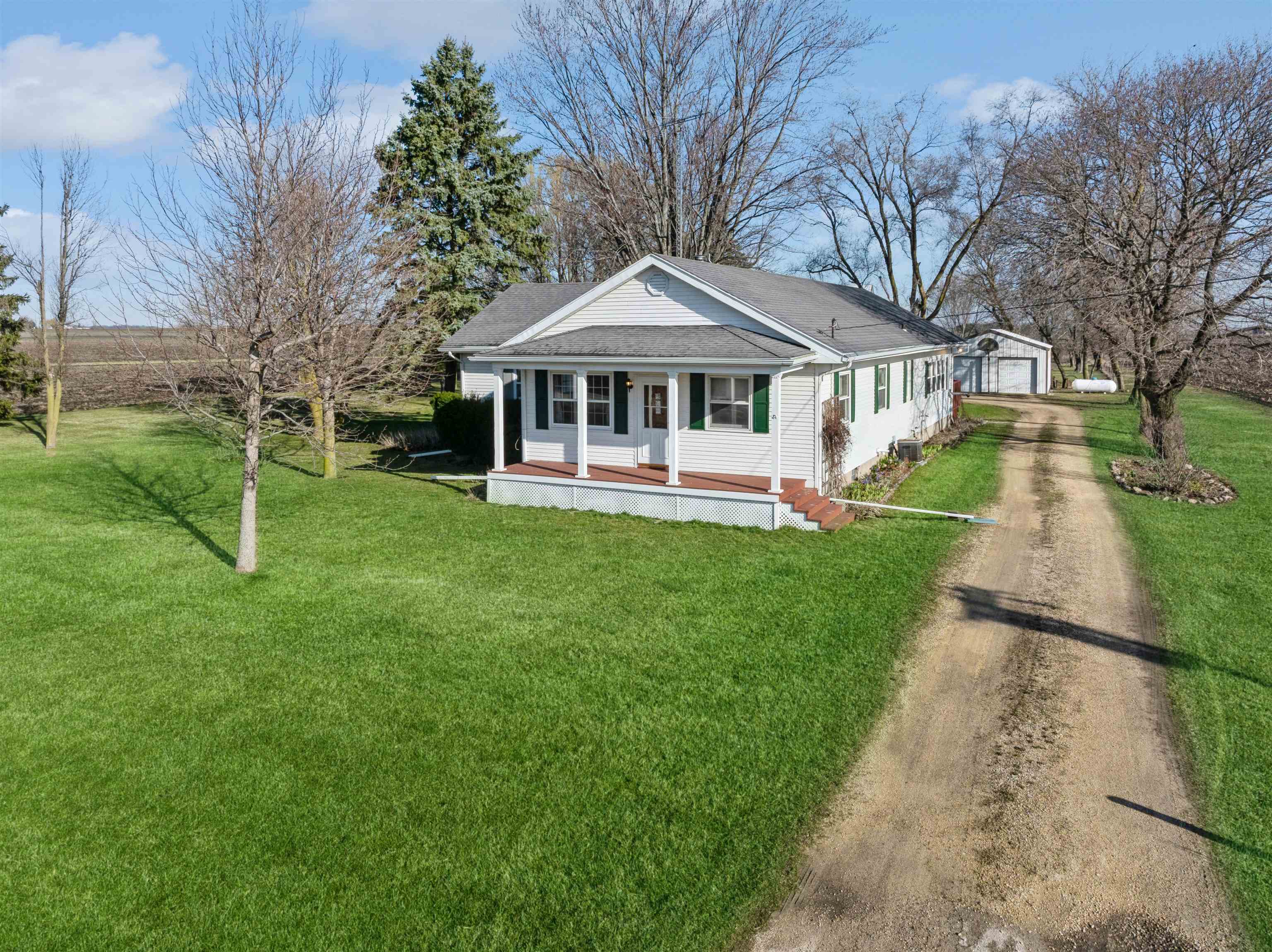 10926 Hill Road Garden Prairie, IL 61038 - Photo 2 of 53 a view of a house with a yard