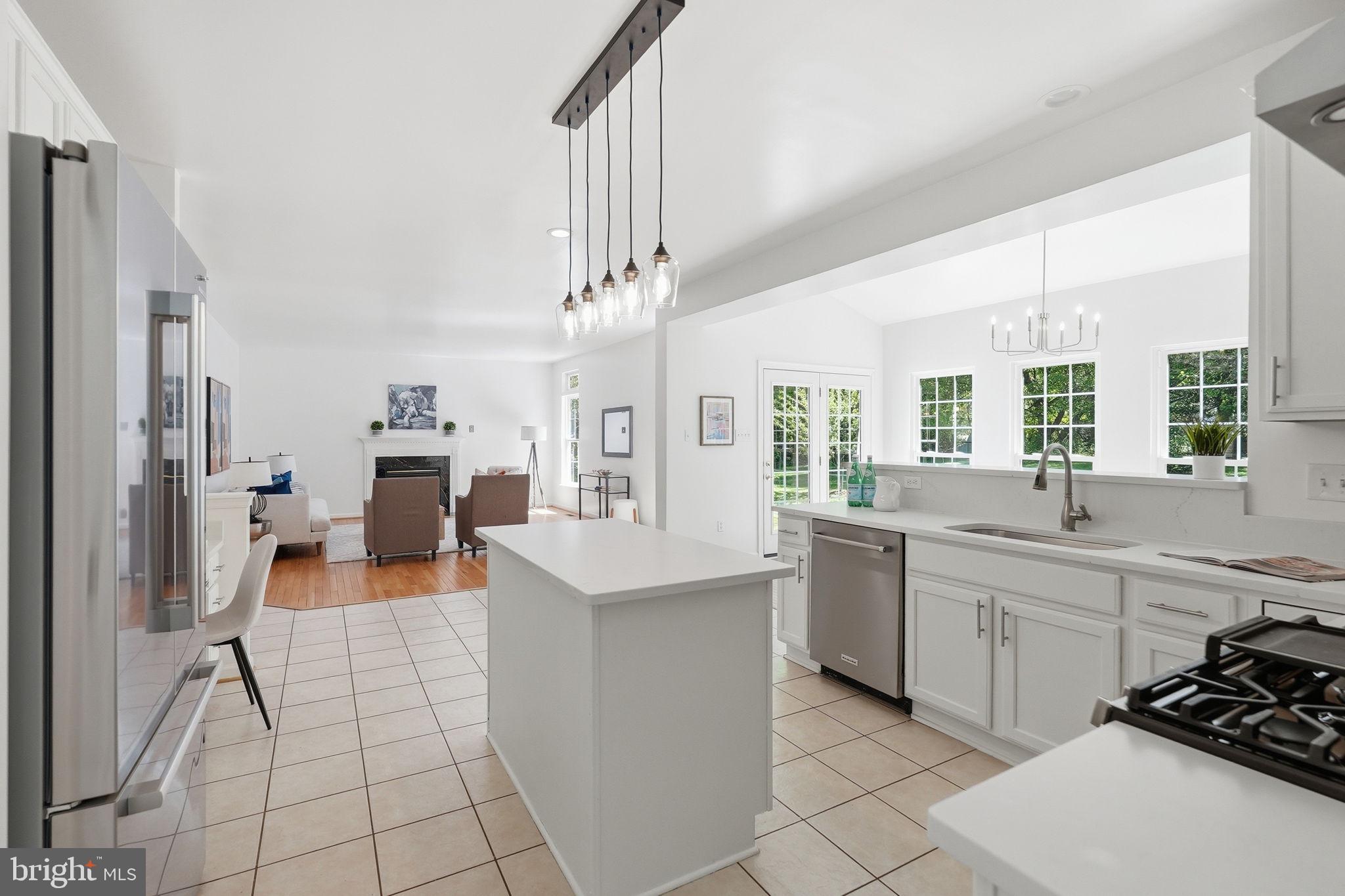 4714 Brightwood Road Olney, MD 20832 - Photo 13 of 41 Open view to family room and breakfast room